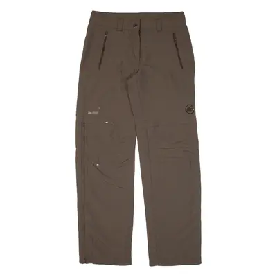 MAMMUT Womens Trousers Brown Regular Straight W29 L30