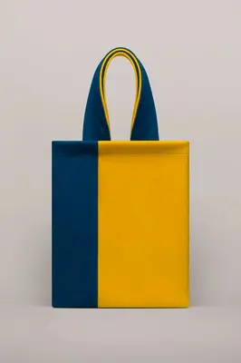 Helianthus Bag (Blue & Yellow) | size: one size