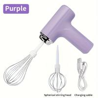 Rechargeable 3-Speed Hand Mixer - Multifunctional Kitchen Mixer, Baking Supplies, Space Saving, Easy To Clean, Durable, Perfe...