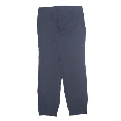 ADIDAS Clima365 Trousers Blue Loose Tapered Womens W32 L32