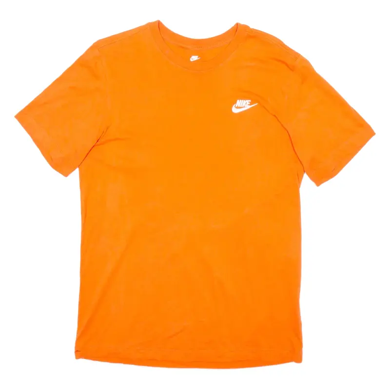 NIKE Mens T-Shirt Orange S
