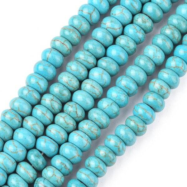 Synthetic Turquoise Beads Strands