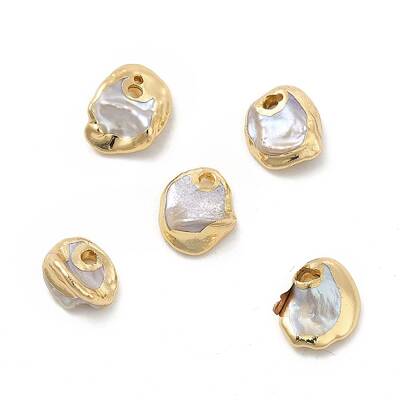 Baroque Natural Keshi Pearl Nuggets Charms