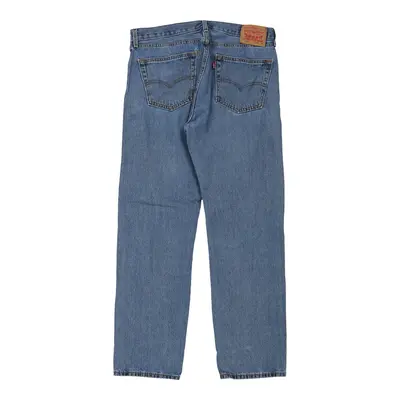 505 Levis Jeans - 36W 32L Blue Cotton