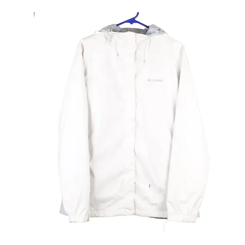Columbia Shell Jacket - XL White Polyester