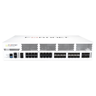 Fortinet FG-2600F-DC | FG 16x Ports RJ-45 10GBase-T 8x 10GE SFP+ 4x 100GE/40GE QSFP28 16x 25GE/10GE SFP28 2x 10G SFP+ 2U Fire...