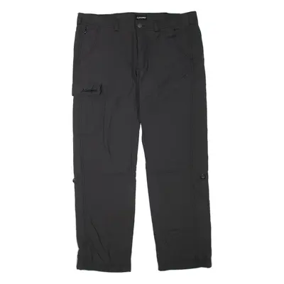 SCHOFFEL Mens Trousers Grey Regular Straight W38 L32