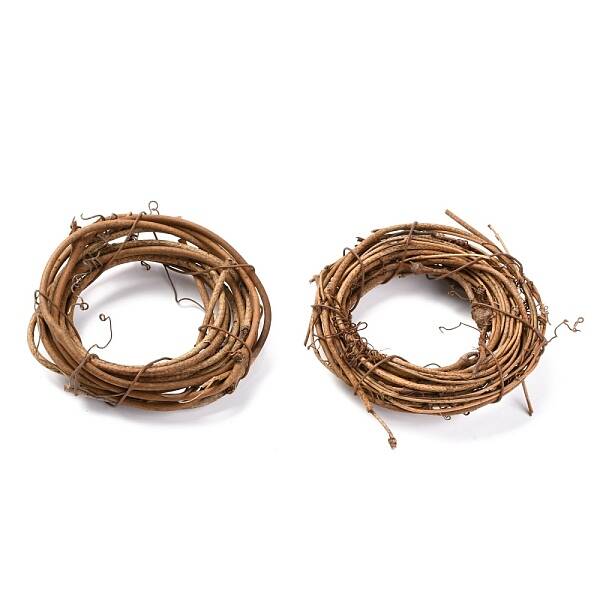 Circle Shape Rattan Vine Branch Wreath Hoop