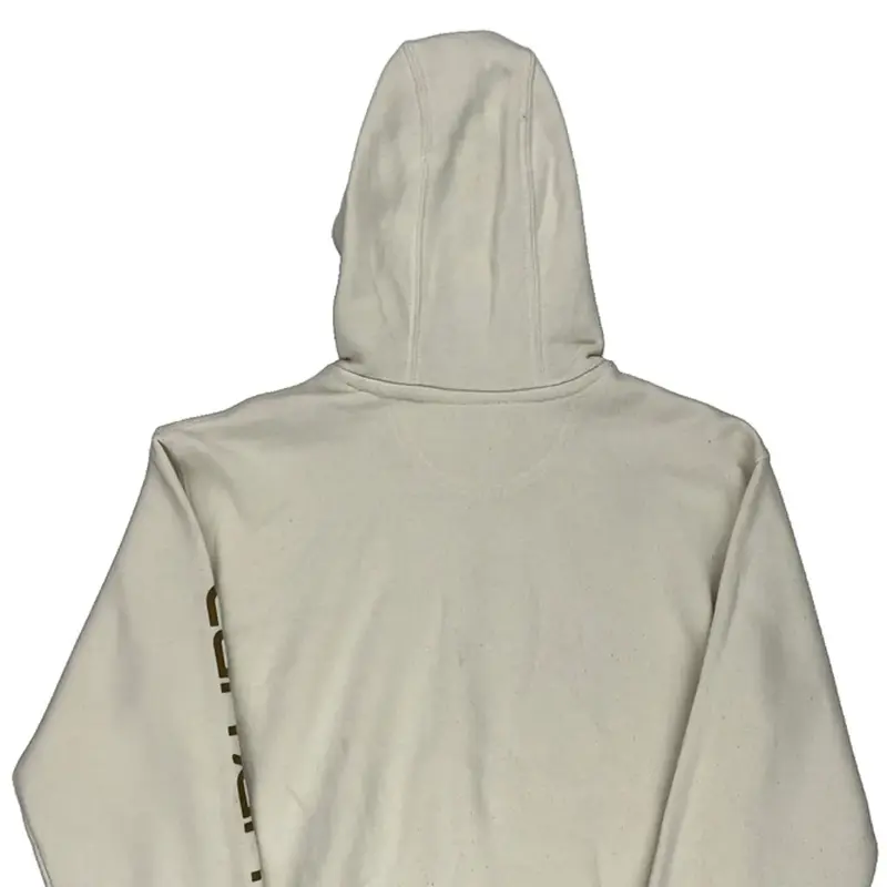 Carhartt Hoodie - Small White Cotton Blend