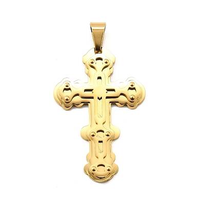 Cross 304 Stainless Steel Big Pendants