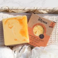 Value Pack Klyssa Turmeric & Kojic Acid Face & Body Cleansing Bar soap Cleanser Skincare Skin Repair