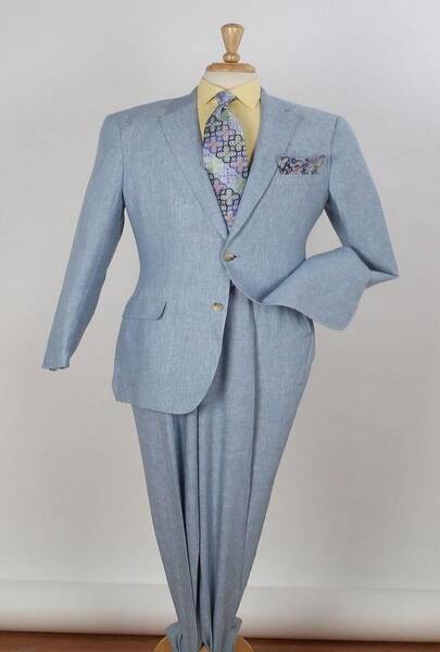 Apollo King Men's Linen 2pc Executive Suit | Classic Tailoring & Comfort