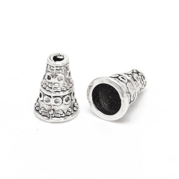 Tibetan Style Alloy Bead Cones