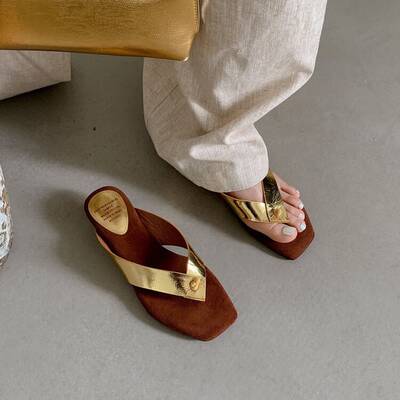 CHIKO Jamila Open Toe Wedge Slides Sandals