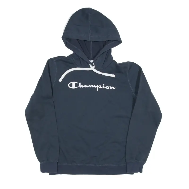 CHAMPION Hoodie Blue Pullover Boys L