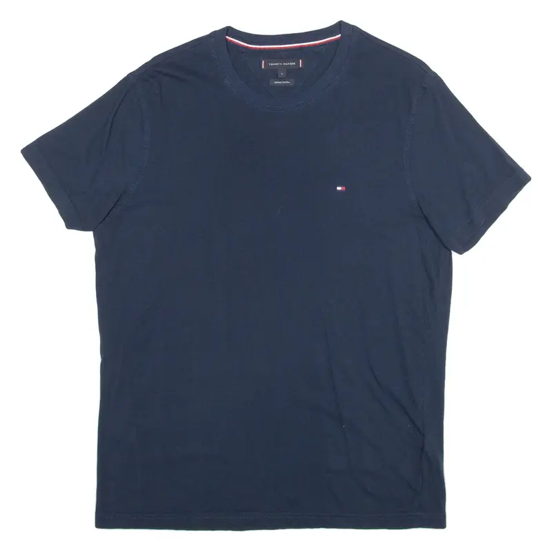 TOMMY HILFIGER Mens T-Shirt Blue L
