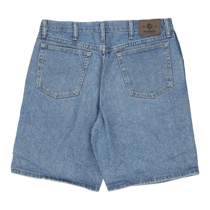 Wrangler Denim Shorts - 34W 9L Blue Cotton
