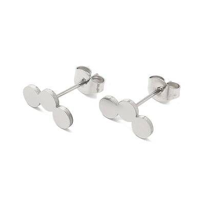 Non-Tarnish 304 Stainless Steel Stud Earrings