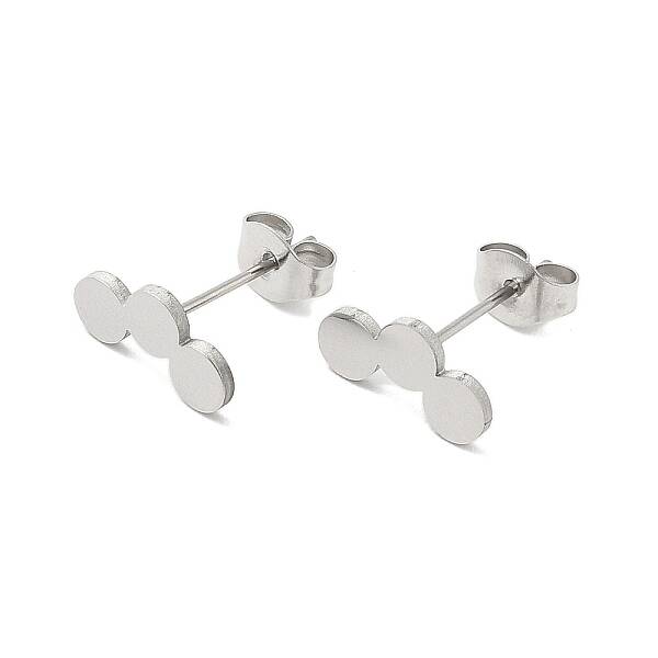 Non-Tarnish 304 Stainless Steel Stud Earrings