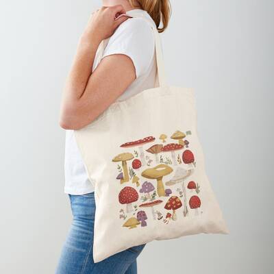 Mushroom Tote Bag Tote Bag