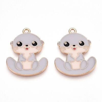 Alloy Enamel Pendants