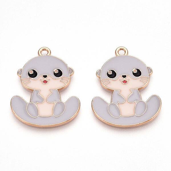 Alloy Enamel Pendants