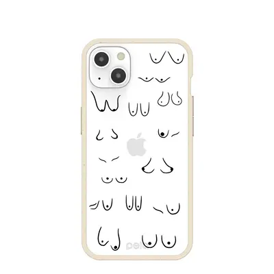 Clear Sister iPhone 13 Case With London Fog Ridge