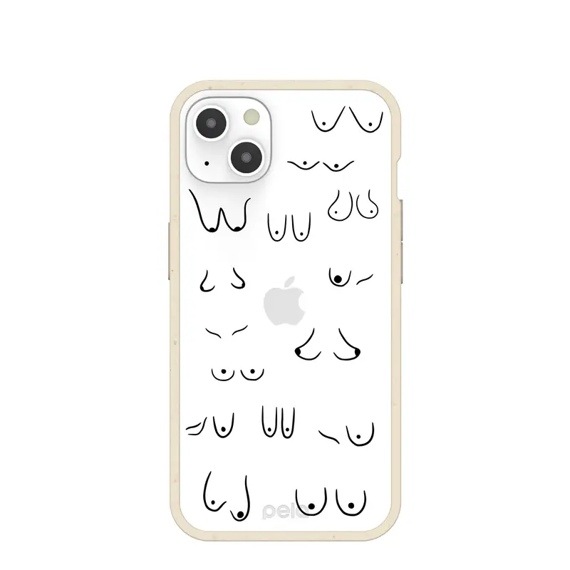 Clear Sister iPhone 13 Case With London Fog Ridge