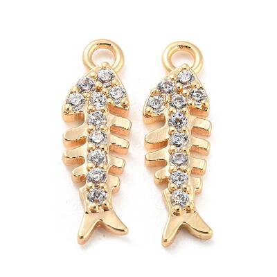 Brass Micro Pave Cubic Zirconia Pendant