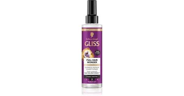 Schwarzkopf Gliss Full Wonder Regenerating Leave-In Conditioner for Weak Hair 200ml