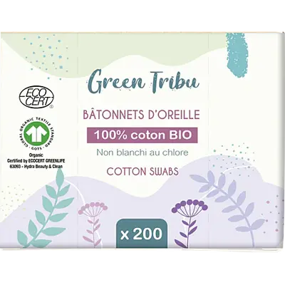 Green Tribu Ear Sticks x200