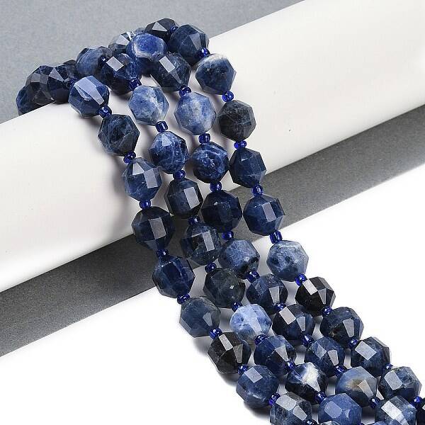 Natural Sodalite Beads Strands