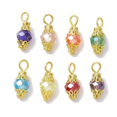 Electroplate Glass Pendants