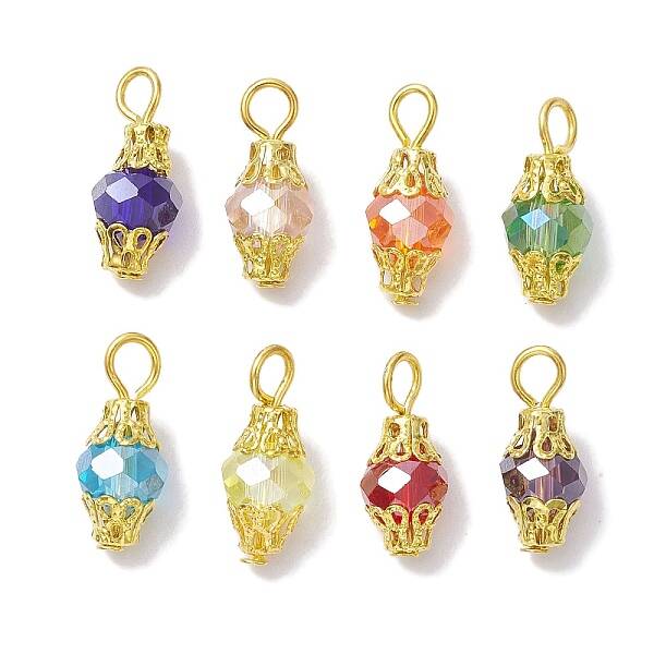 Electroplate Glass Pendants