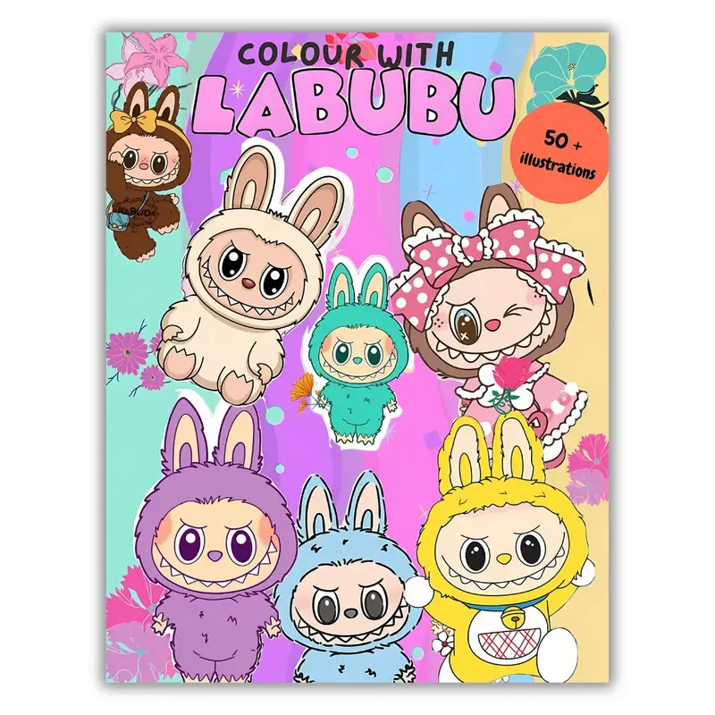 Labubu Coloring Book: Step Into Sweet World Coloring Pages Featuring Lovely Toy Character Illustrations for All Ages Calm & I...