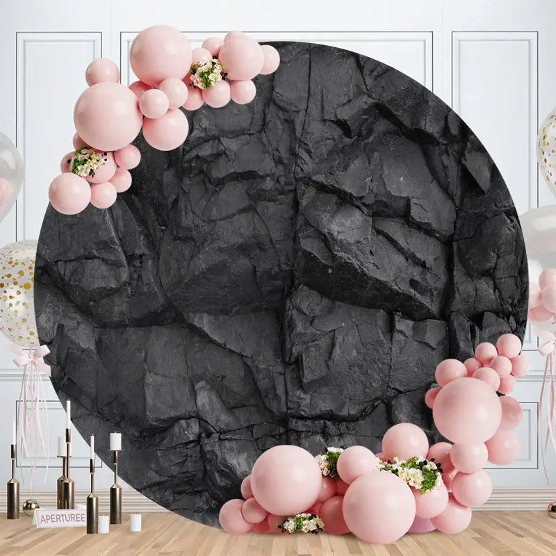 Aperturee Round Coral Reef And Fish Summer Decor Backdrop | Round Party Backdrop | Circle Party Backdrop | Round Backdrop For...