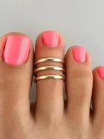 Boho Style Toe Ring, Adjustable Toe Ring, Fashionable Toe Jewelry for Women & Girls, Trendy All-match & Exquisite Jewelry for...