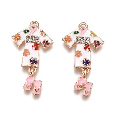 Alloy Enamel Pendants