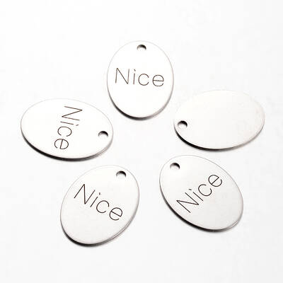 Non-Tarnish Spray Painted Stainless Steel Pendants
