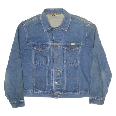RUSTLER Womens Denim Jacket Blue XL
