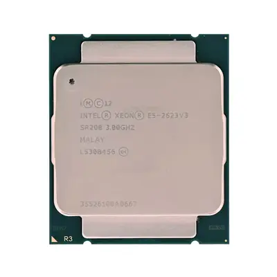 2623-V3 Intel Xeon E5-2623 v3 Quad-Core 3.00GHz 8GT/s QPI 10MB L3 Cache Socket LGA2011 Processor