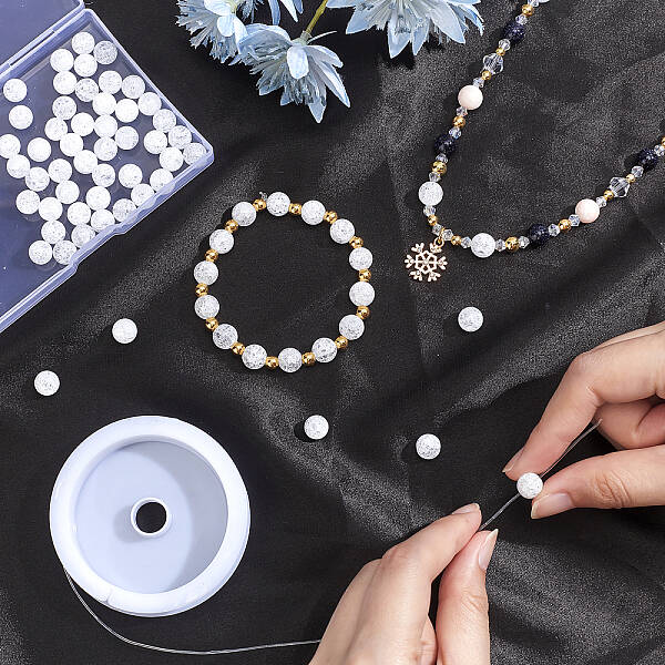 Natural Quartz Crystal Beads Strands