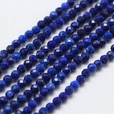 Natural Lapis Lazuli Bead Strands