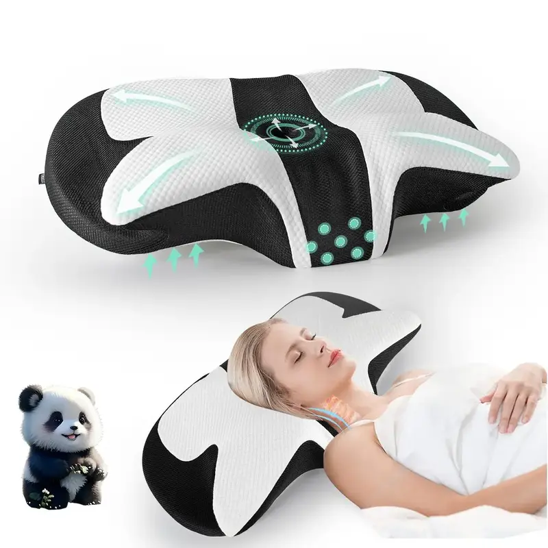 Penguin Pillow, 1 Count Multipurpose Soft & Comfortable Pillow, Multifunctional Pillow for Sleeping, Bedding Supplies for Hom...