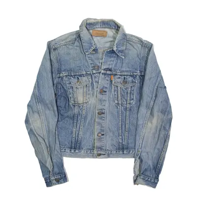 LEVI'S Denim Jacket Blue 80s Mens S
