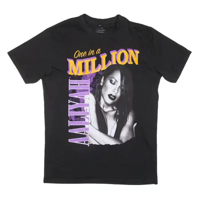 One In A Million Aaliyah Mens T-Shirt Black L