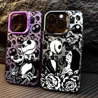 Nightmare Before Christmas Matte Hard Case for iPhone 16E 16 15 14 Pro Max 13 12 11 Plus XS X XR 8 7 SE 2020 Shockproof PC Co...