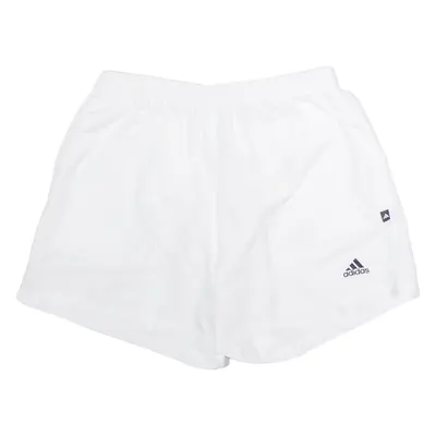 ADIDAS Cloth Lined Mens Swimming Shorts White L W32