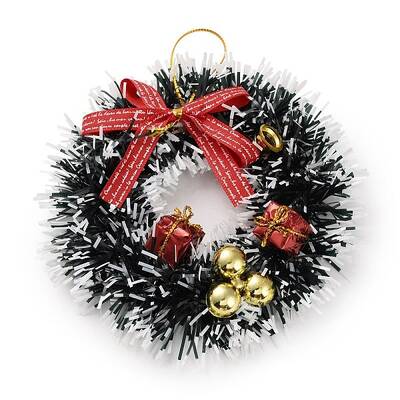 Christmas Wreath PVC Pendant Decorations