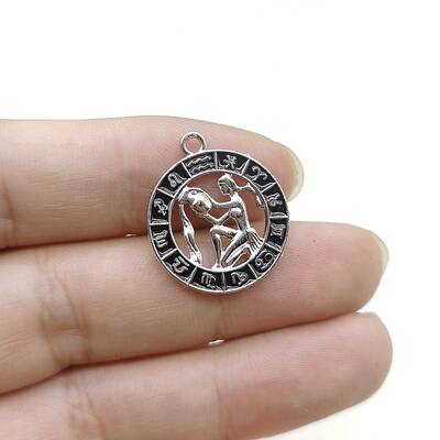 Constellation Themes Alloy Rhinestone Pendants